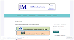 Desktop Screenshot of jainmatrix.com